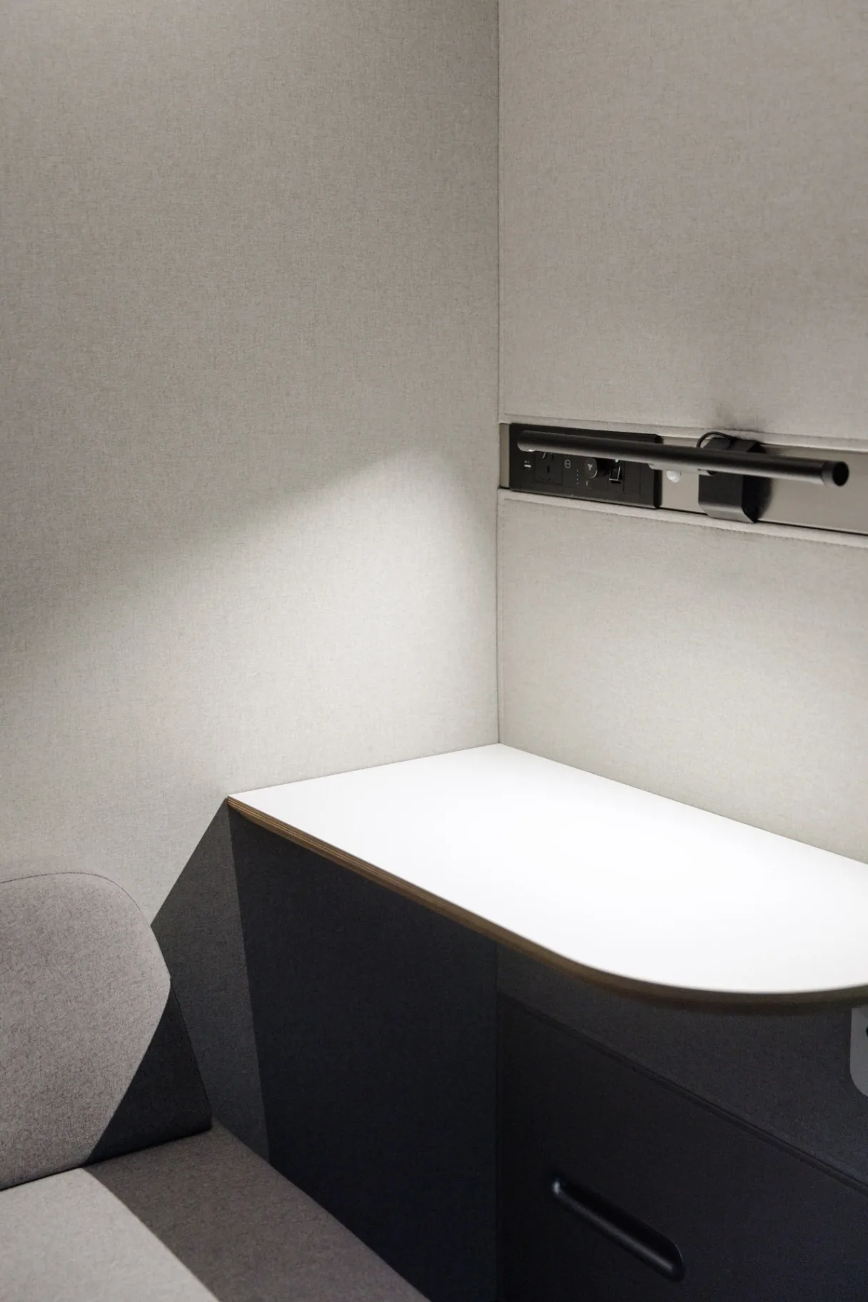 Private quiet phone booth at King Work